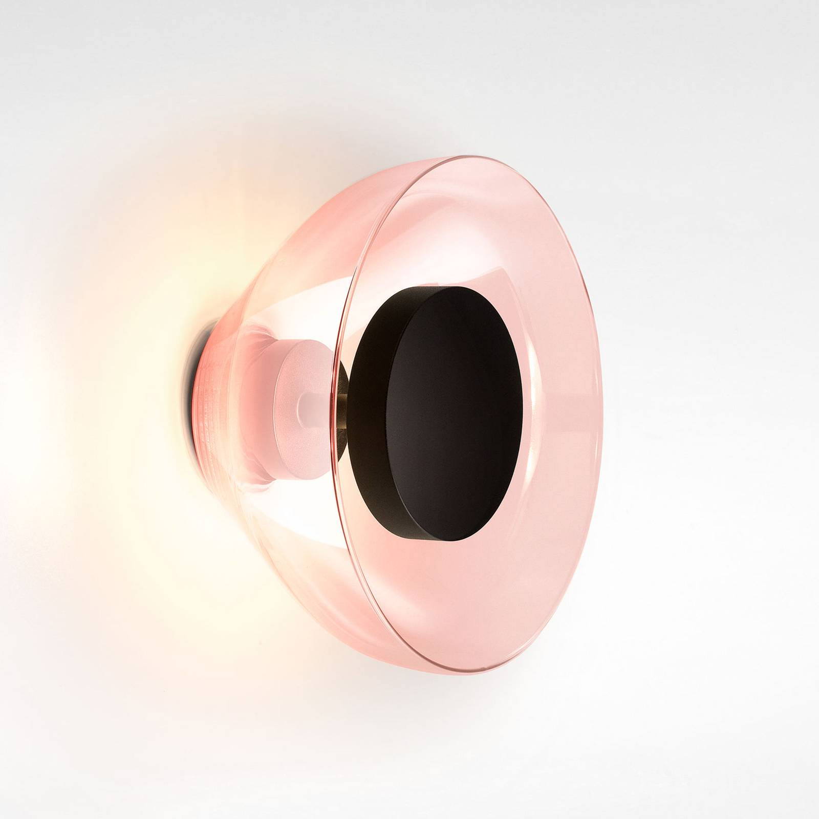 MARSET Aura LED-væglampe Ø 18 cm kobber