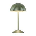 Lampe à poser Zin, verte, fer, hauteur 35,5 cm, G9