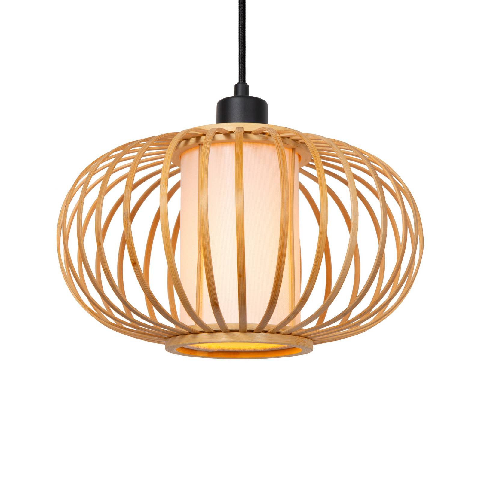 Lucide Hanglamp THULINE, bamboe, 3-lamps, lengte 141 cm, E27