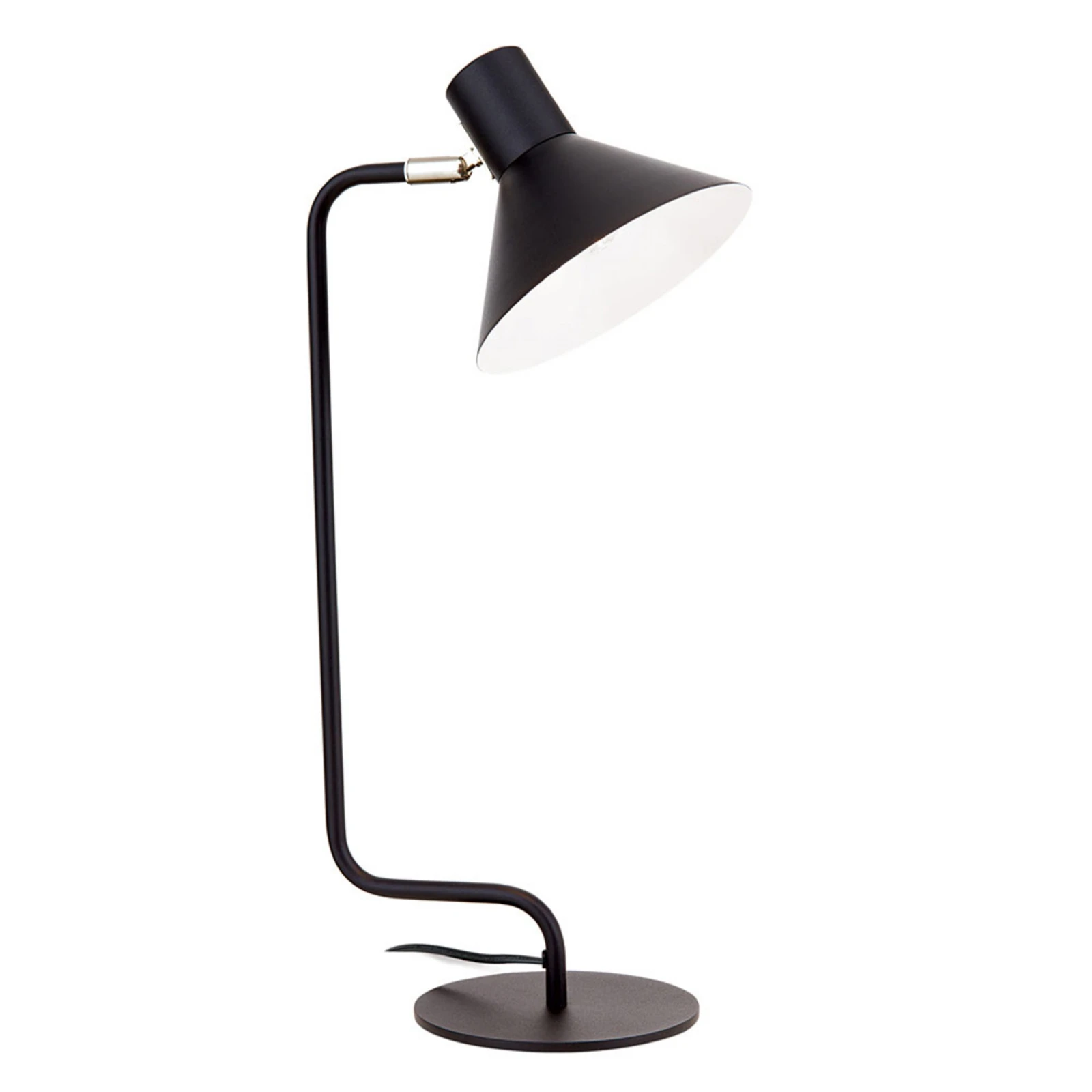 Lampe de bureau Viktoria tête réglable, noire