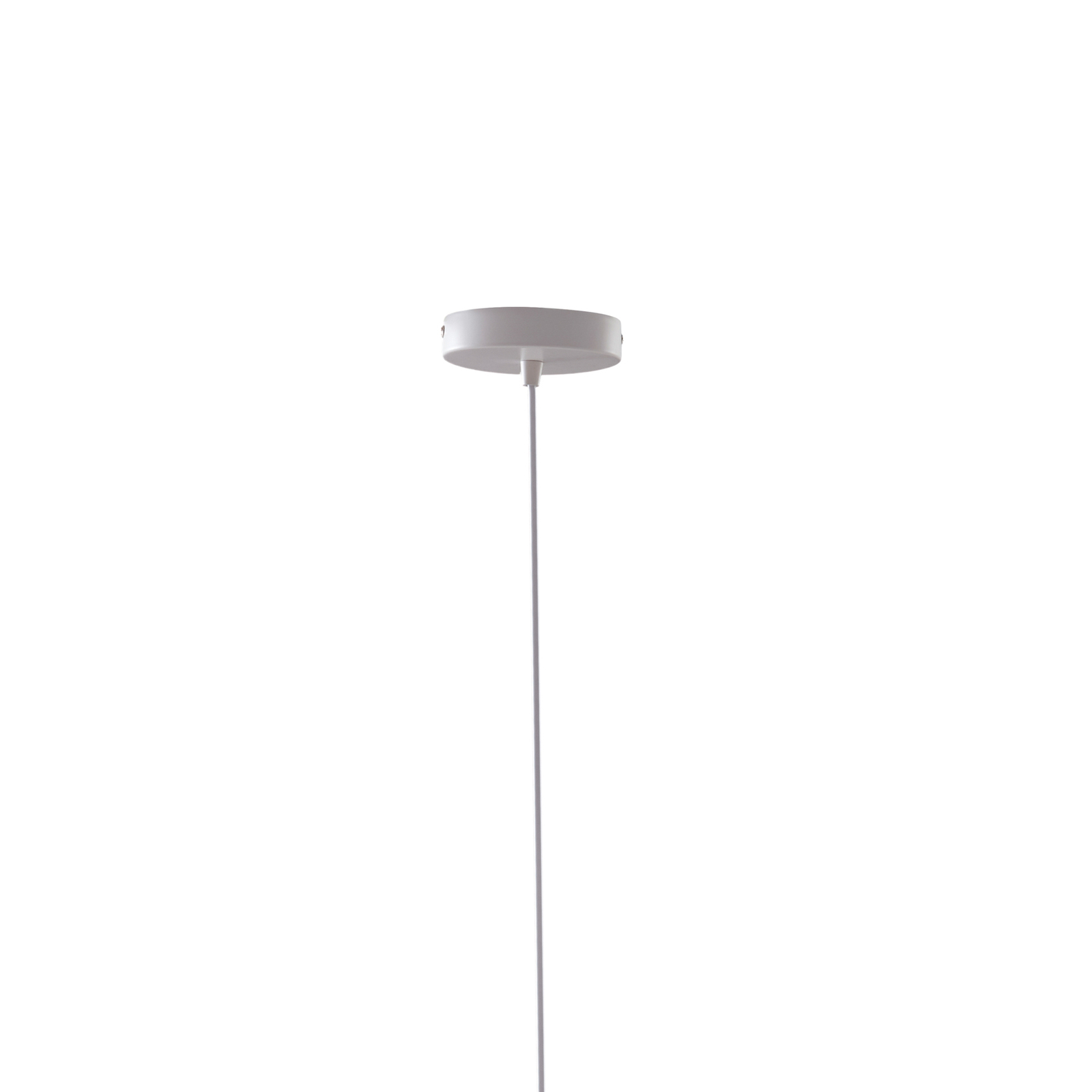 Lindby pendant light Heven, Ø 53 cm, white, plastic, E27