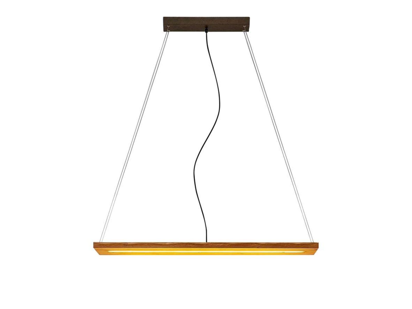 Nesaja LED Závěsná Lampa Wood - Lindby