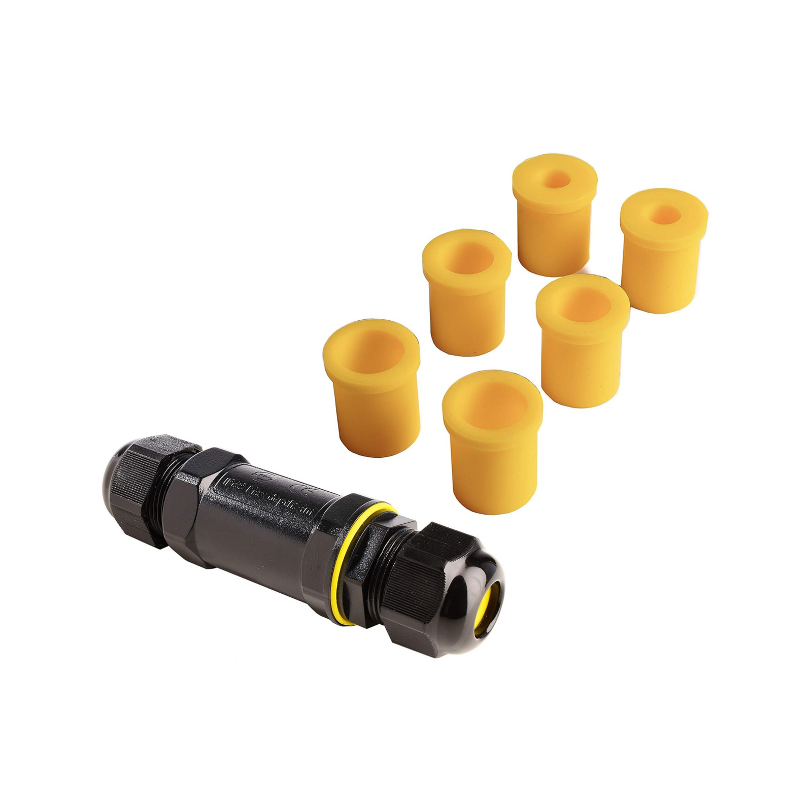 Utendørs flerkabel-kontakter for to kabler, 4-14mm