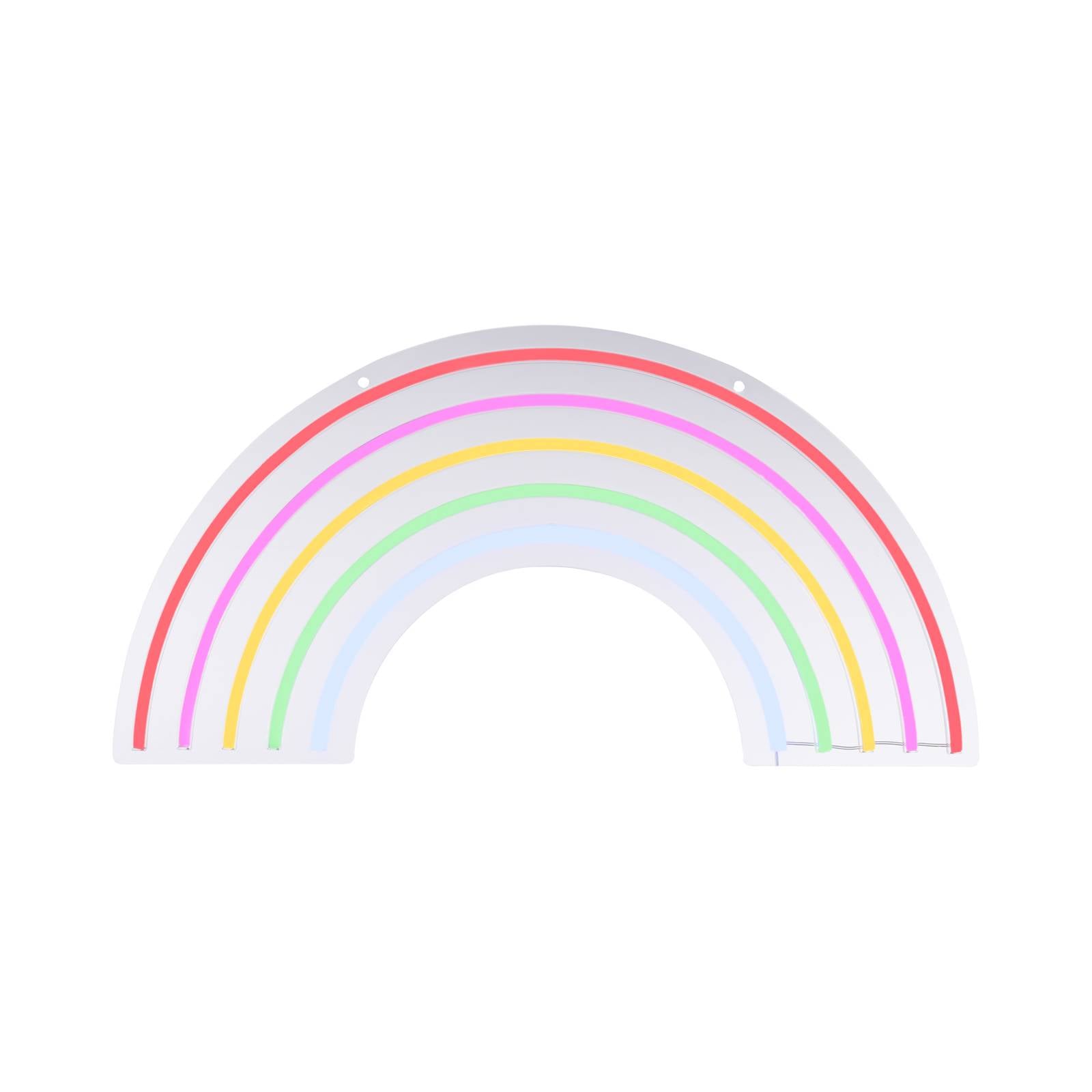 LED-Wandleuchte Neon Rainbow, USB