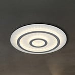 Plafón LED Jayden, blanco/antracita, CCT, atenuable