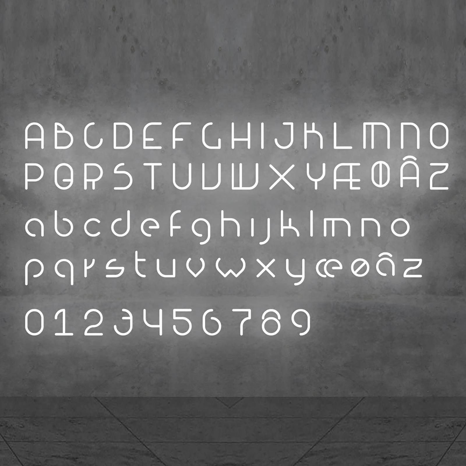 Artemide Alphabet of Light Wand nagy L betű
