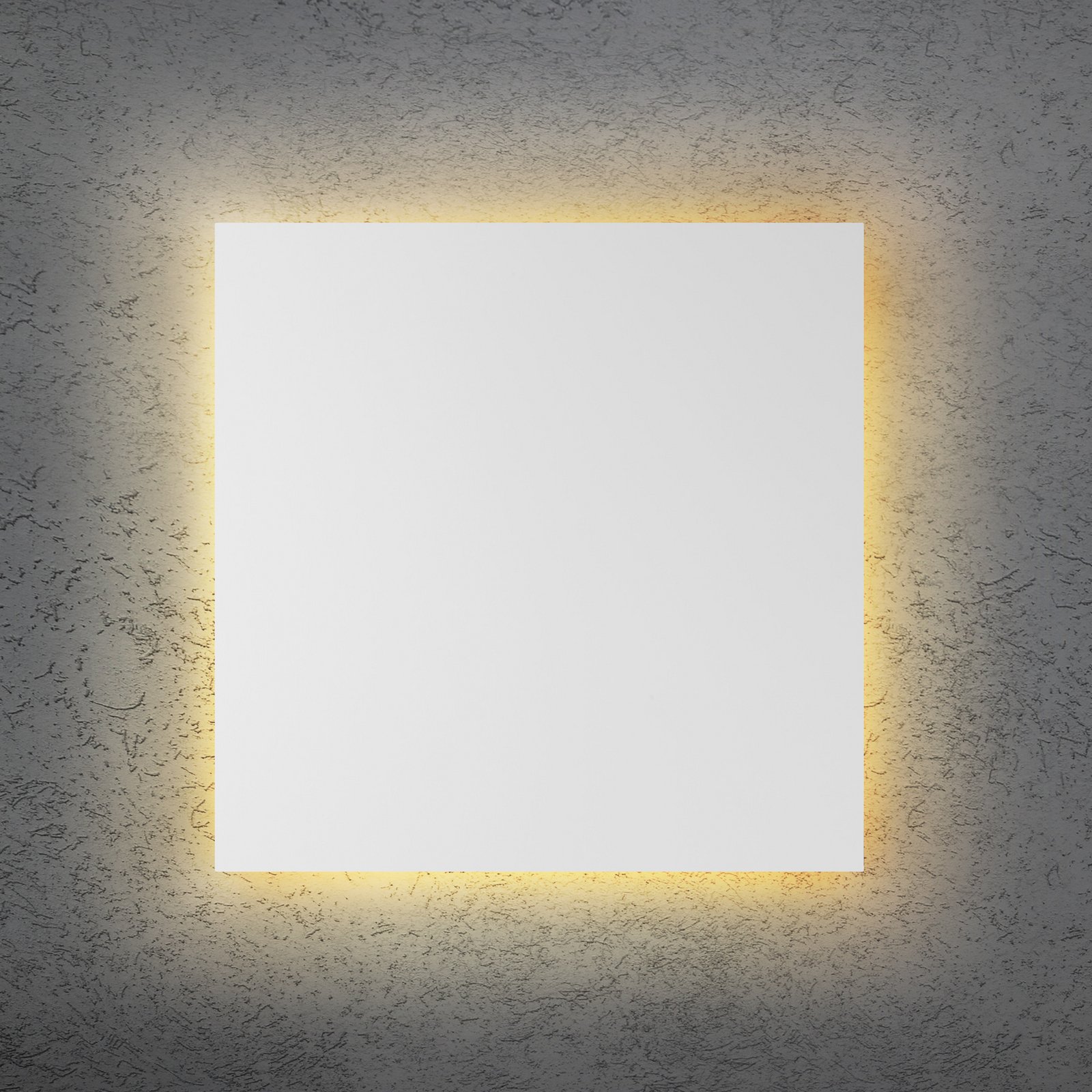 LED стенна лампа BLADE Q, бяла, 44 x 44 cm, метал, с регулируема яркост