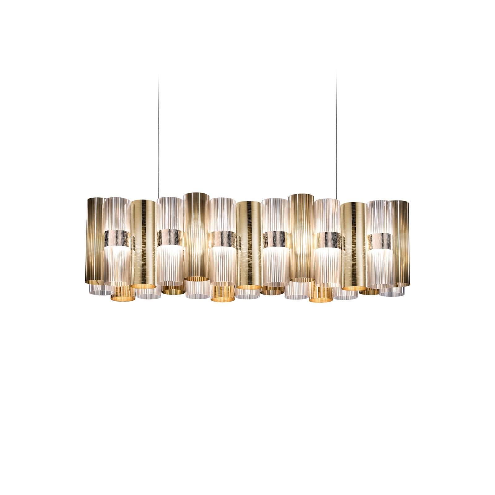 LED lógó lámpa La Lollo, arany színű, 100 cm - Slamp