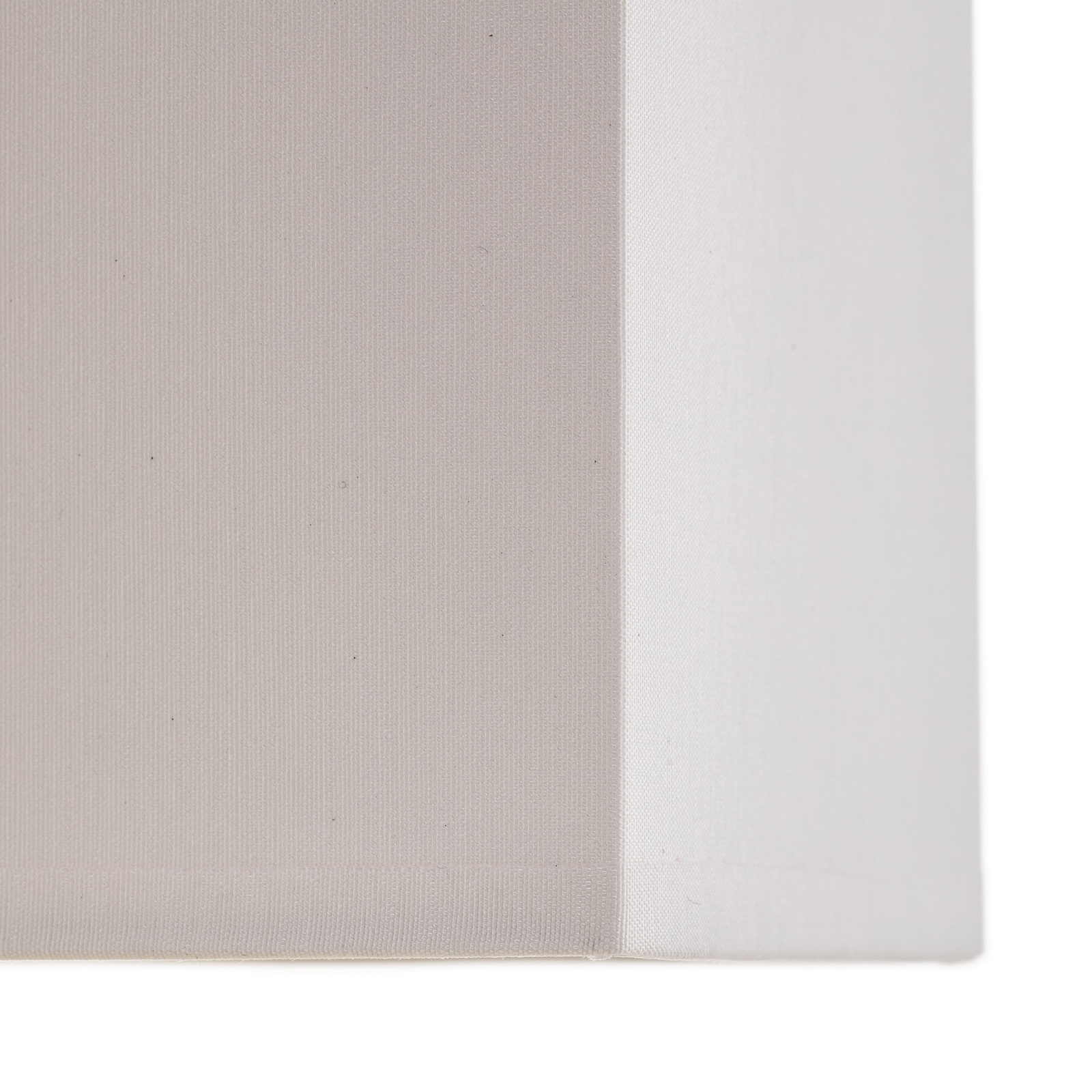 Lámpara mesa Faxa, rectangular, natural/blanca