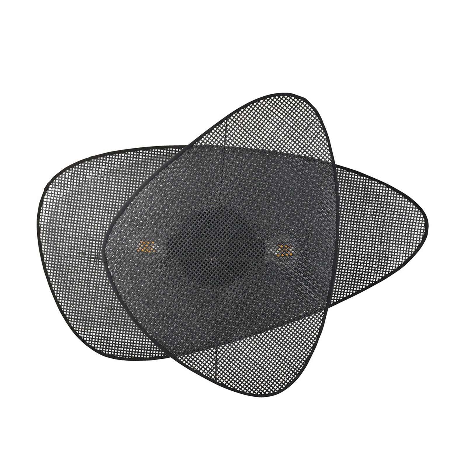 Wandlampe Screen, 77 cm hoch, schwarz, Rattan - MARKET SET Wandlampe Screen, 77 cm hoch, schwarz, Rattan - MARKET SET