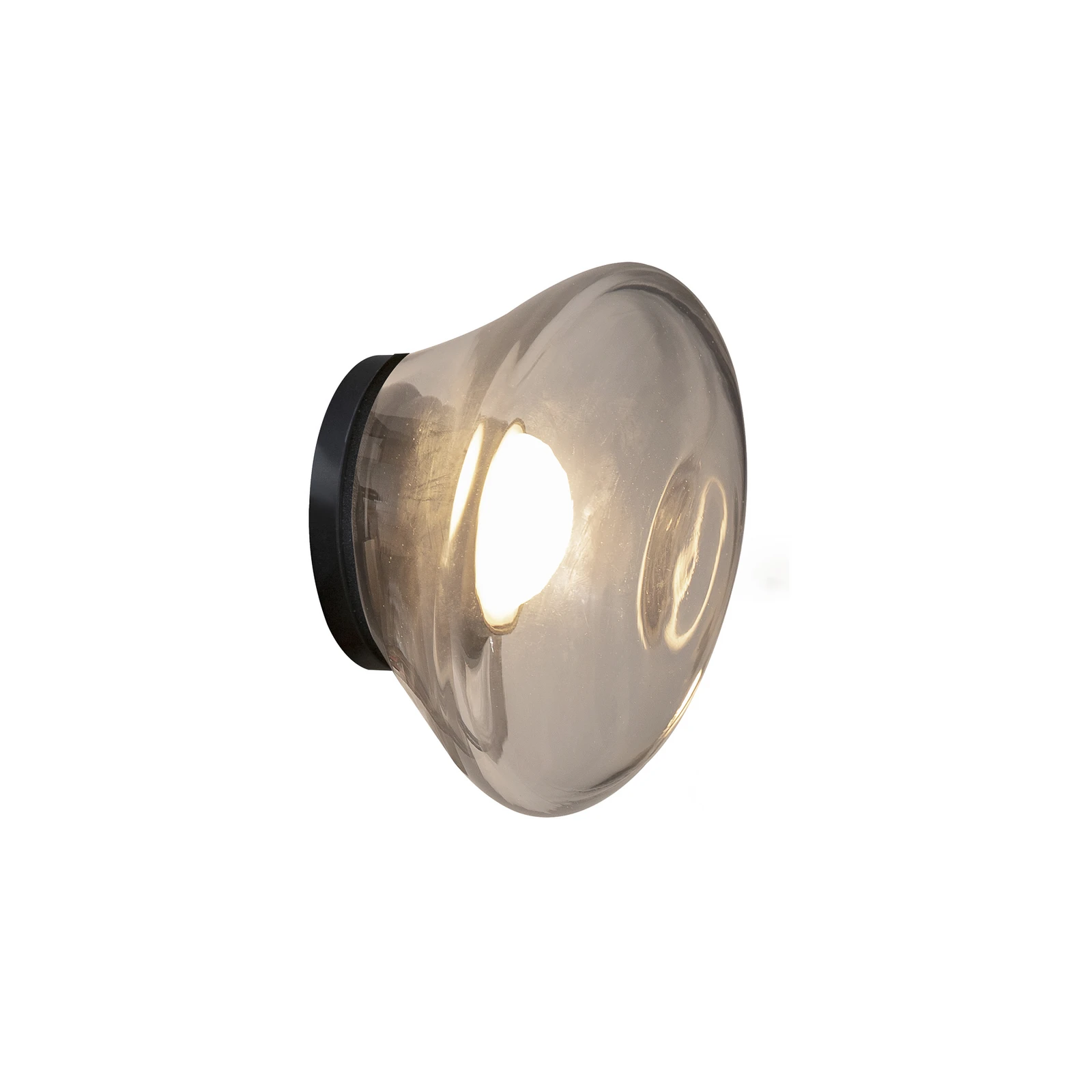 Karman Agua aplique LED, IP44, vidrio transparente