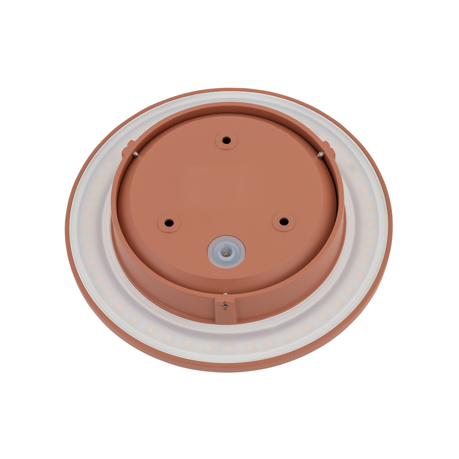 Applique murale LED Aria M, rouge brique, aluminium, Ø 18 cm Applique murale LED Aria M, rouge brique, aluminium, Ø 18 cm