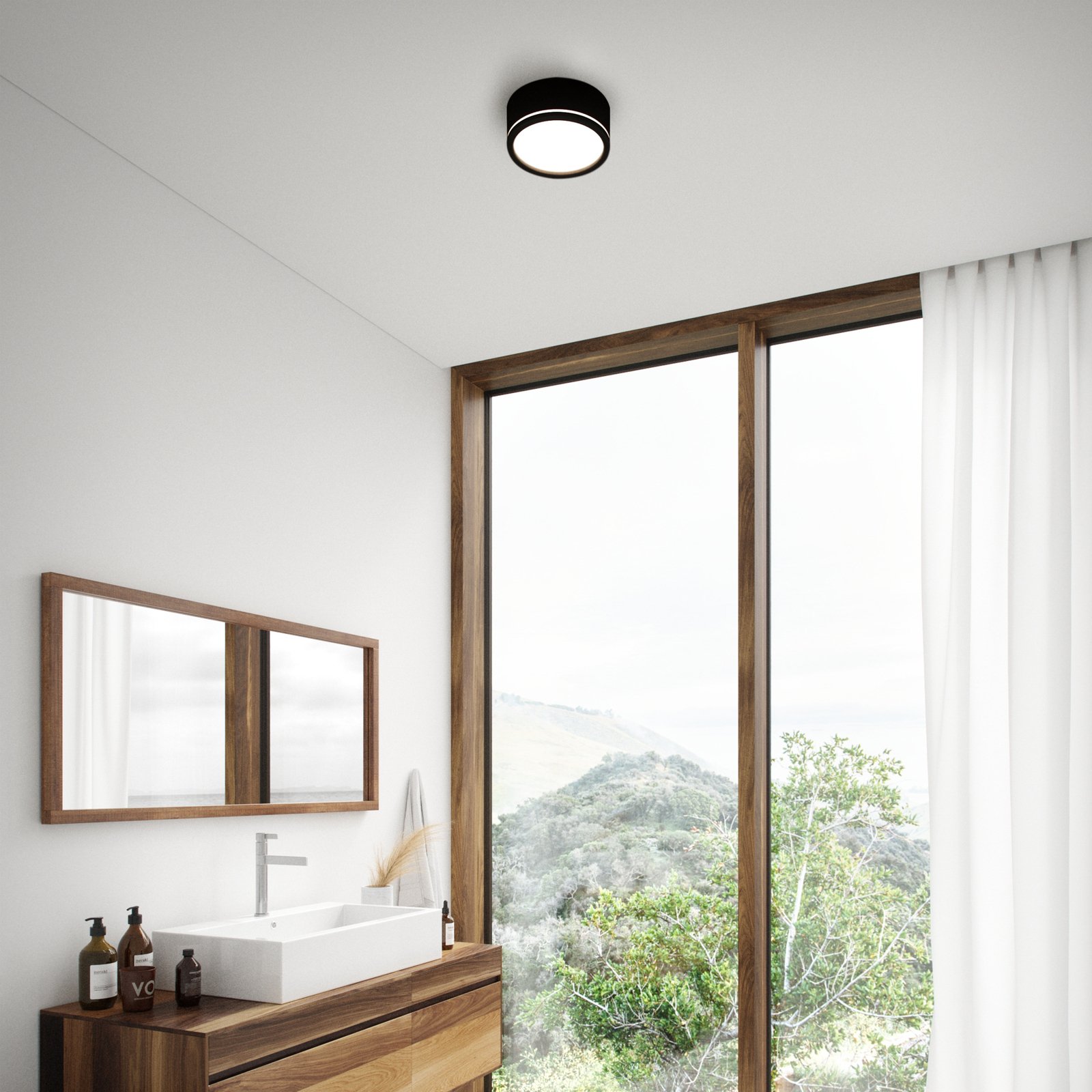 Ava Smart LED Plafond Black - Nordlux