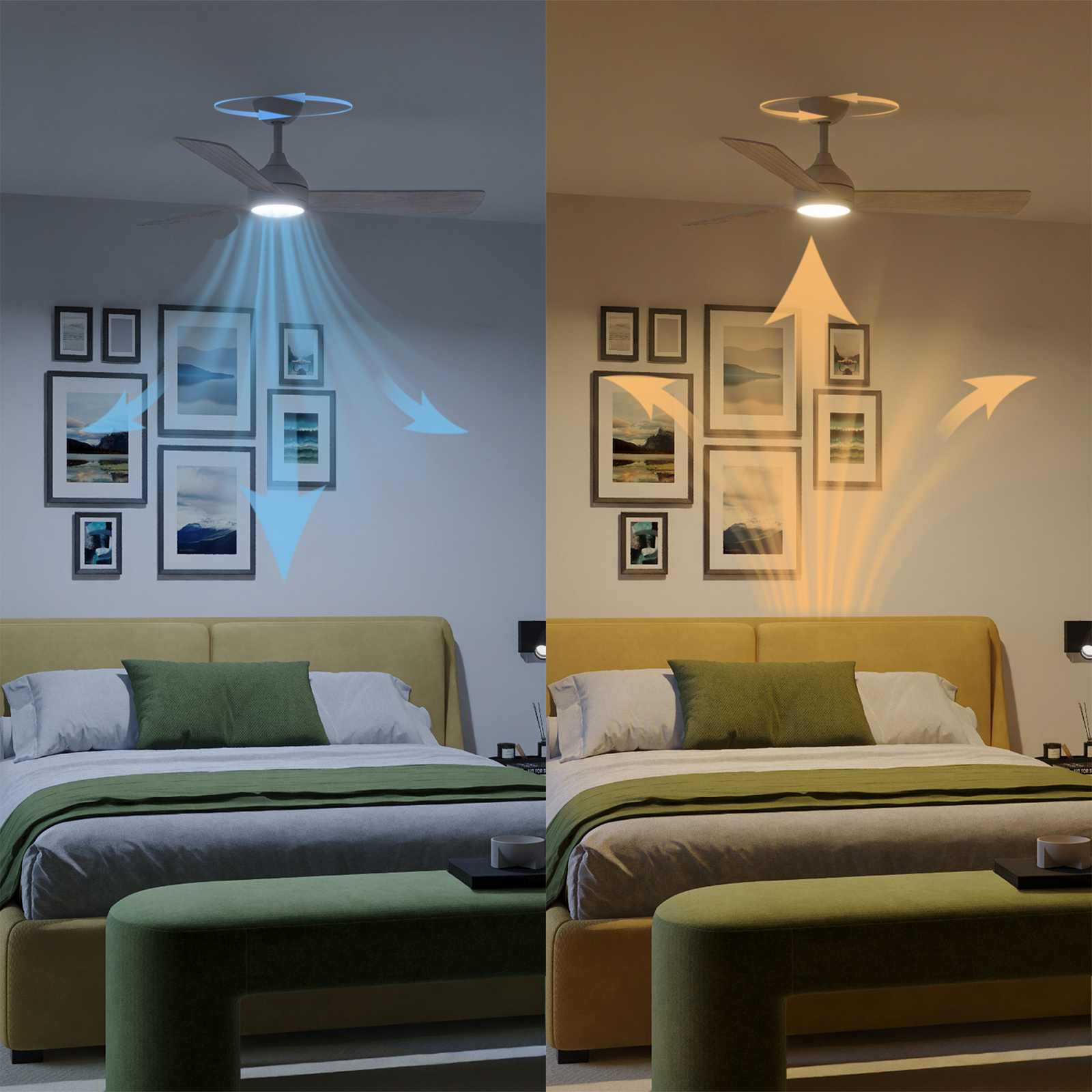 Philips Civx LED stropni ventilator, bijela/smeđa, DC, tih Philips Civx LED stropni ventilator, bijela/smeđa, DC, tih