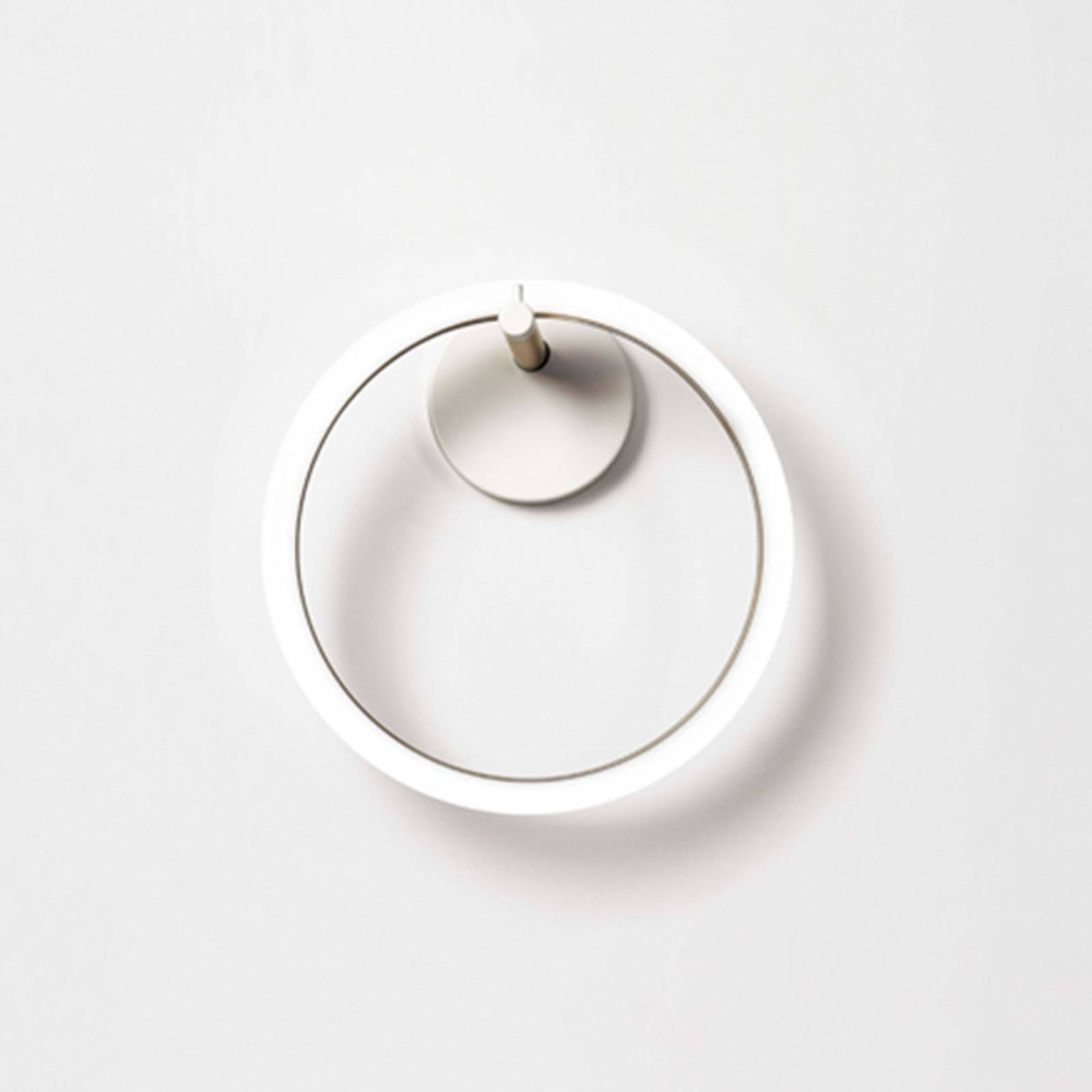 LED wandlamp Ulaop, een ring, wit
