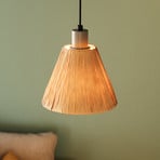 Lampada a sospensione OSRAM Decor Raffia, a 1 luce, rafia, colore naturale