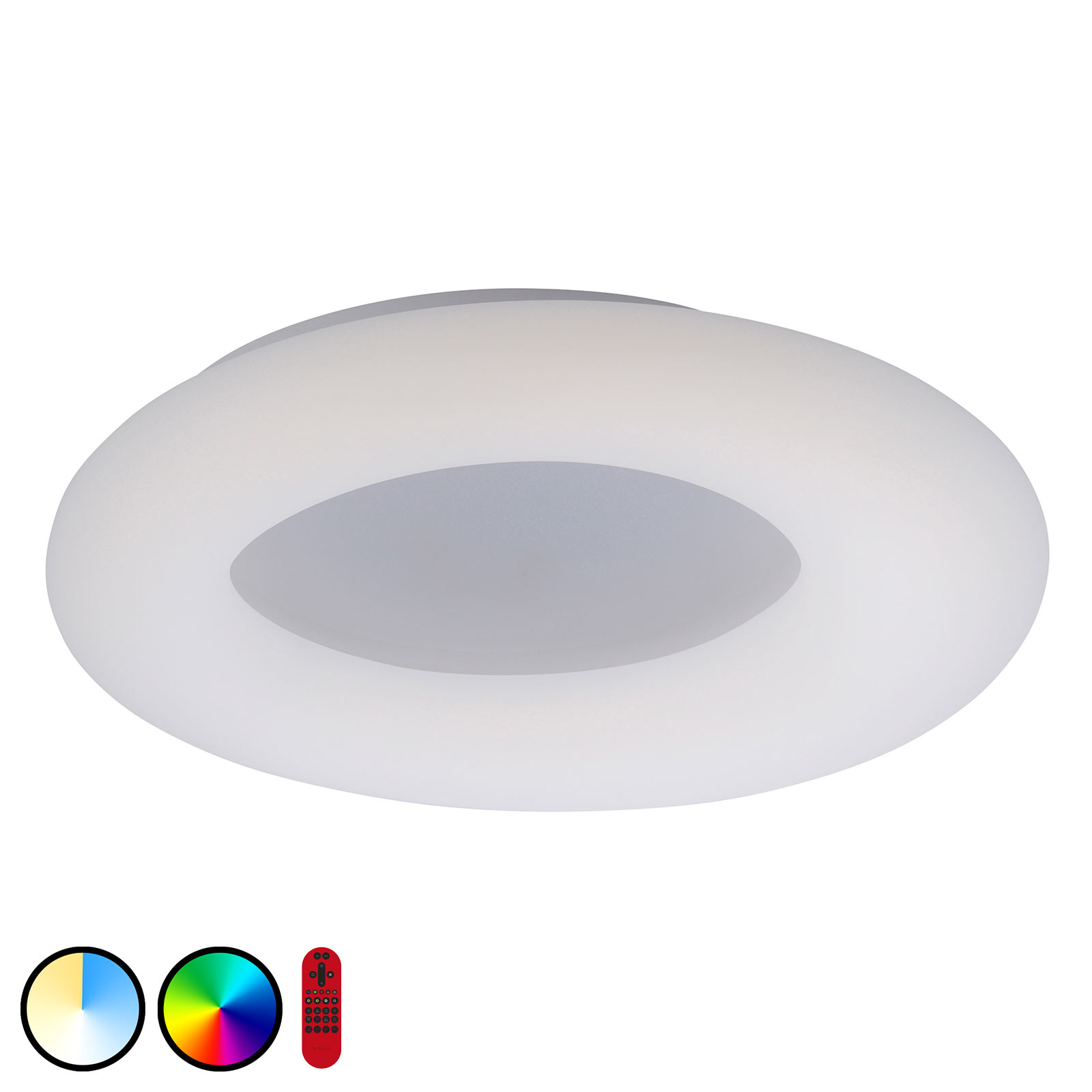 LOLAsmart Donut LED-taklampe, Ø 60 cm