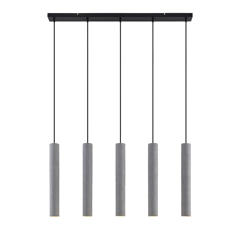 Lindby - Concretto 5 Suspension Concrete