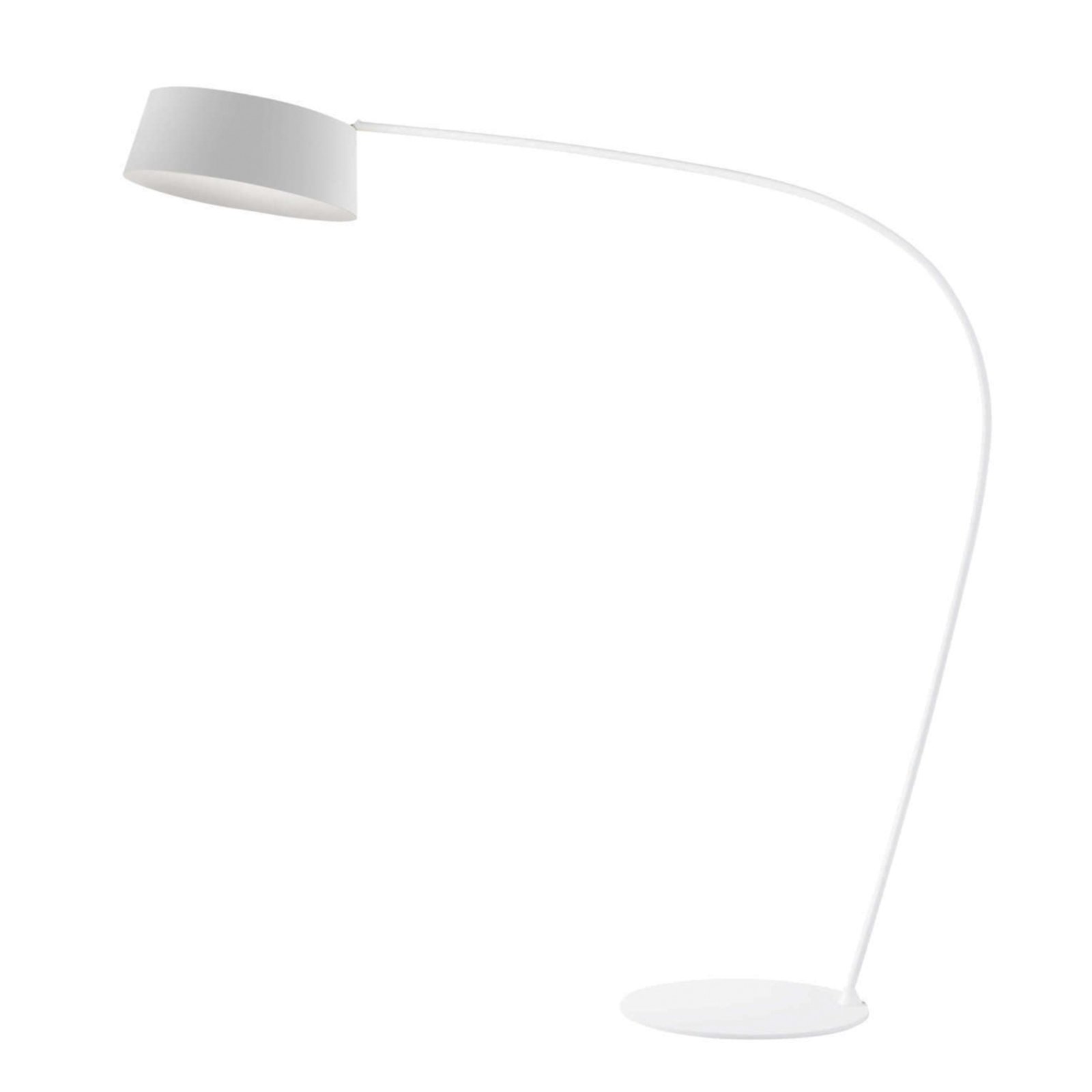 Stilnovo Oxygen FL1 LED-båglampa, vit