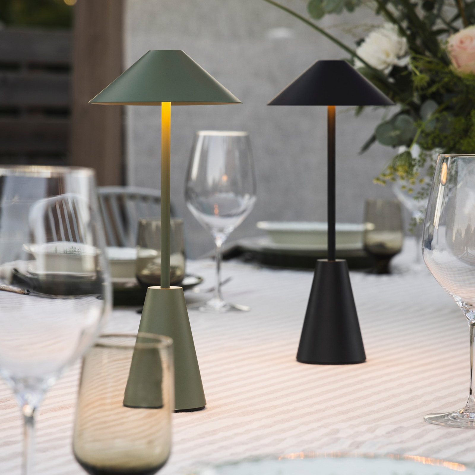 Cannes PORTABLE table lamp, black, IP54 - Globen Lighting Cannes PORTABLE table lamp, black, IP54 - Globen Lighting