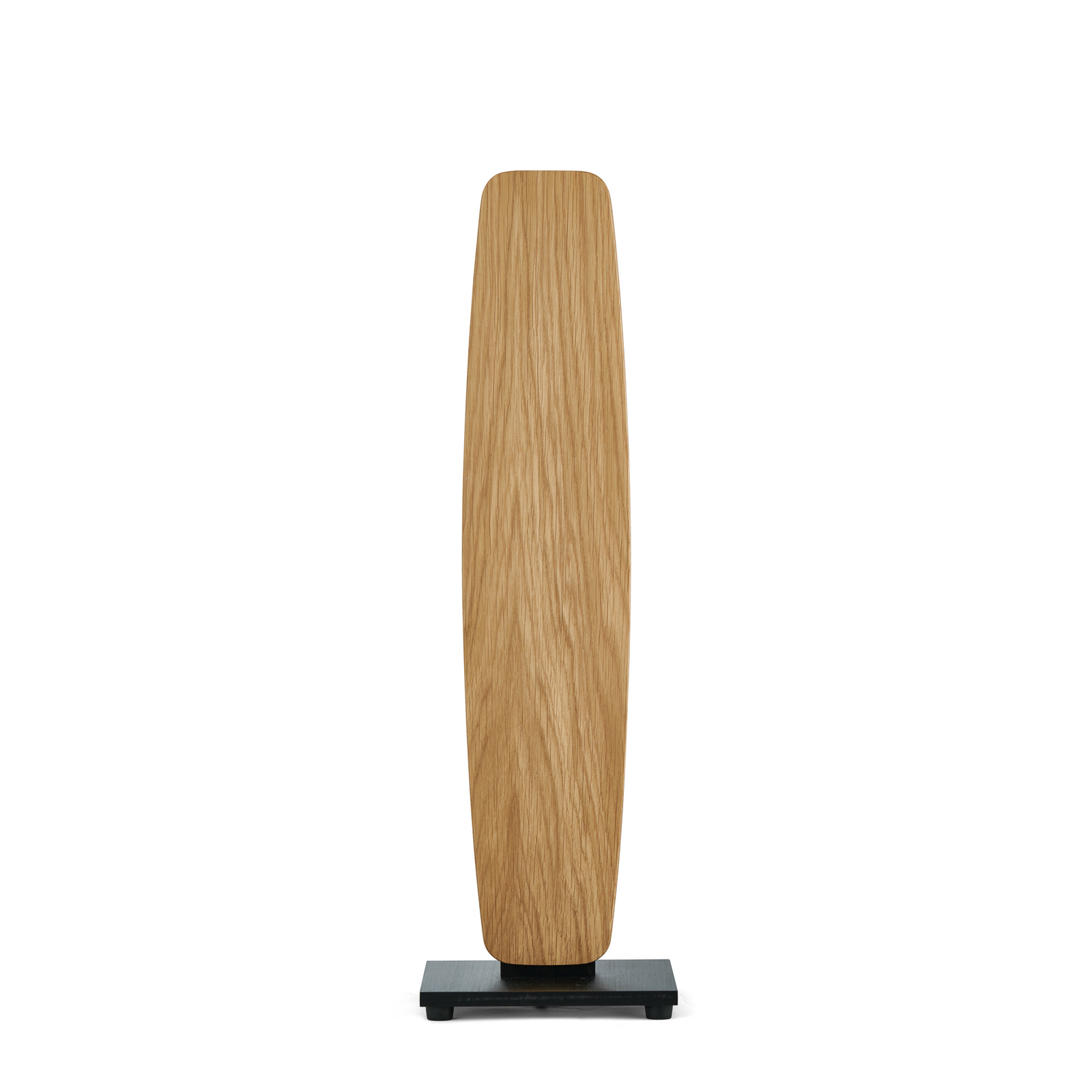 Quitani LED stolna lampa Persida, visina 50 cm, hrast, 2.700 K