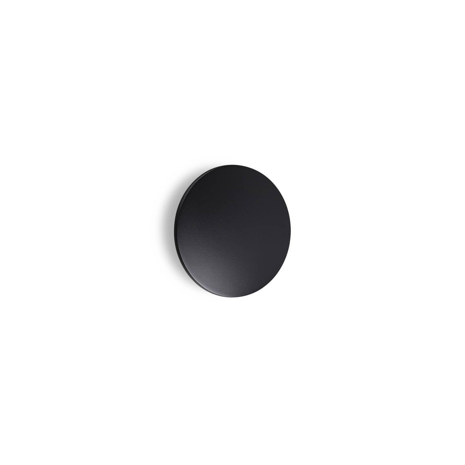 Ideal Lux LED-Außenwandleuchte Punto schwarz Ø 18 cm, Metall