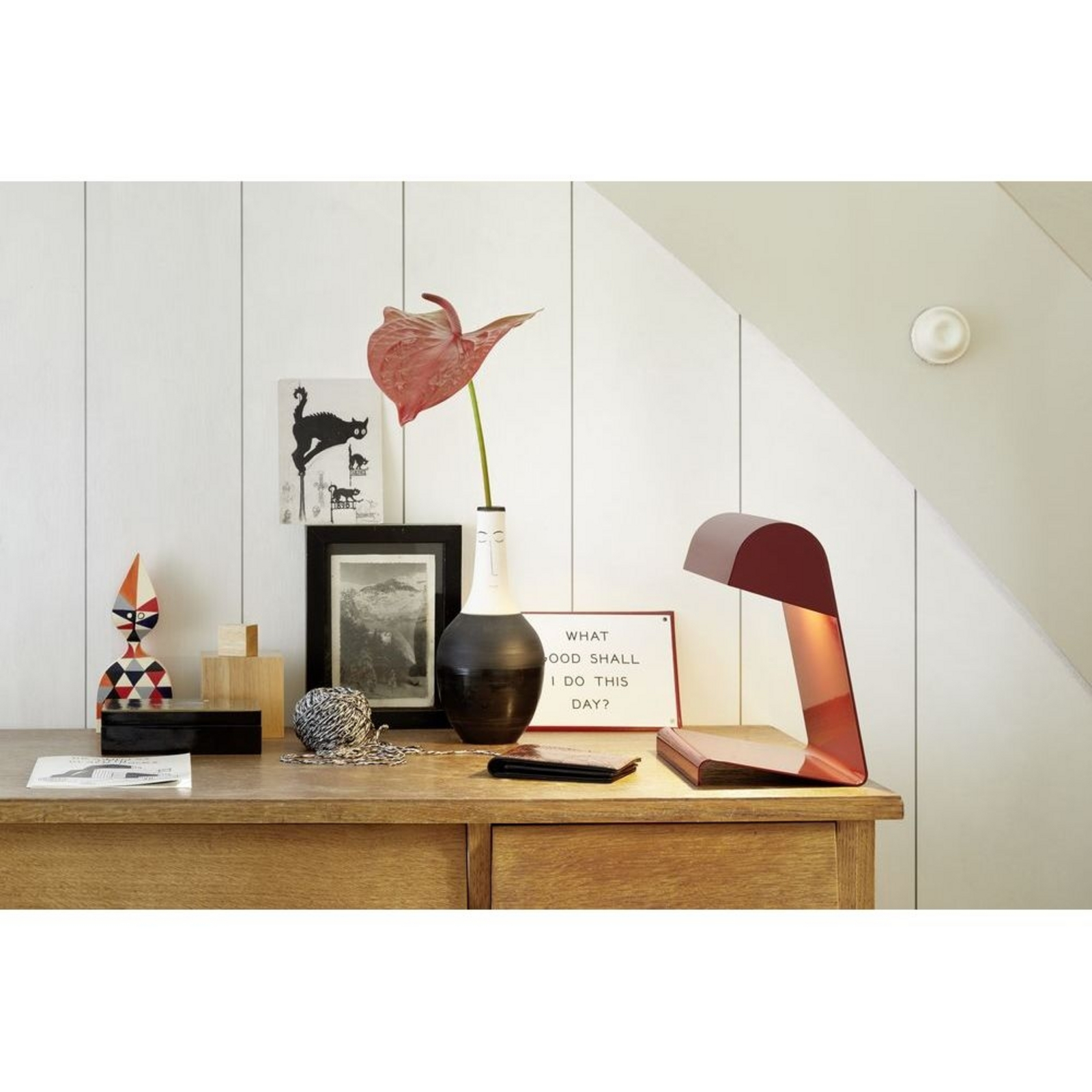 Lampe de Bureau Stolna Lampa Japanese Red - Vitra