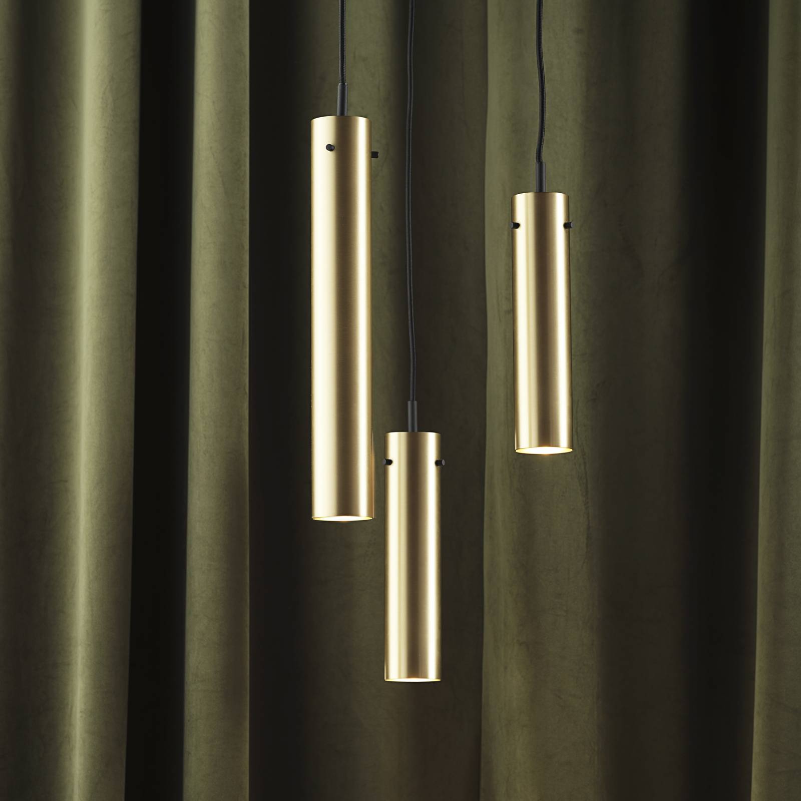 Фото - Люстра / світильник FRANDSEN Lampa wisząca  FM2014, mosiądz, polerowany, wysokość 36 c 