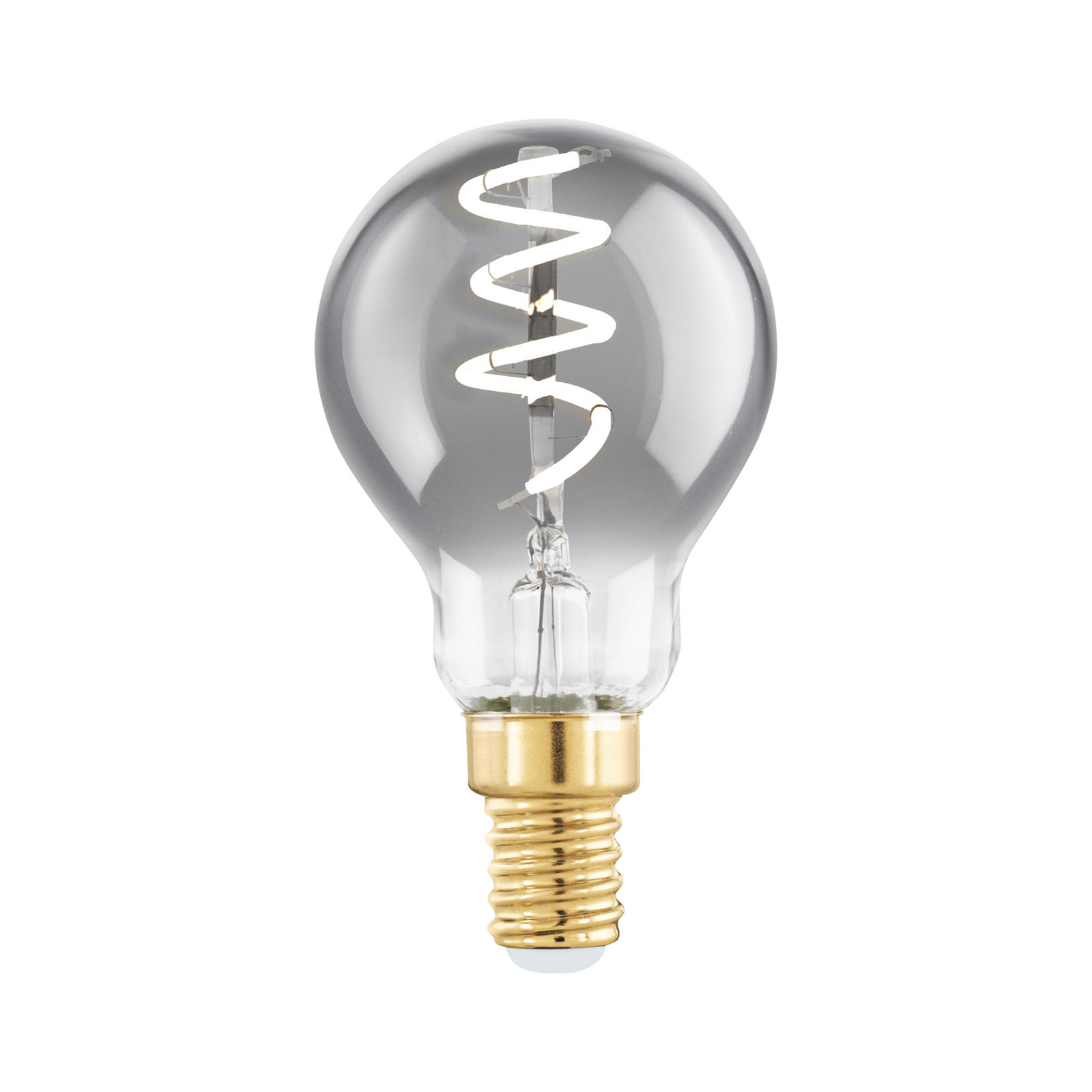 LED-Lampe E14 4W P45 2.000K Filament smoky dimmbar