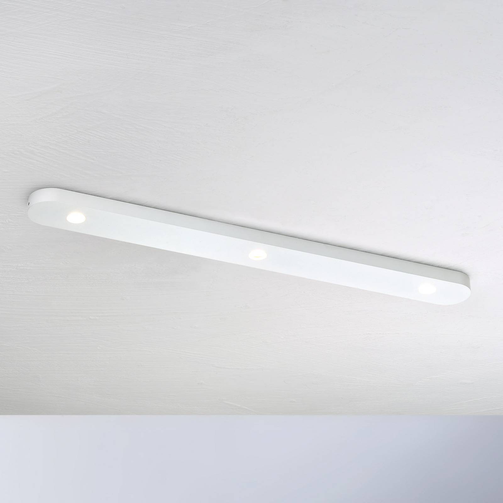 Bopp Close lampa sufitowa LED, 3-punktowa, biała