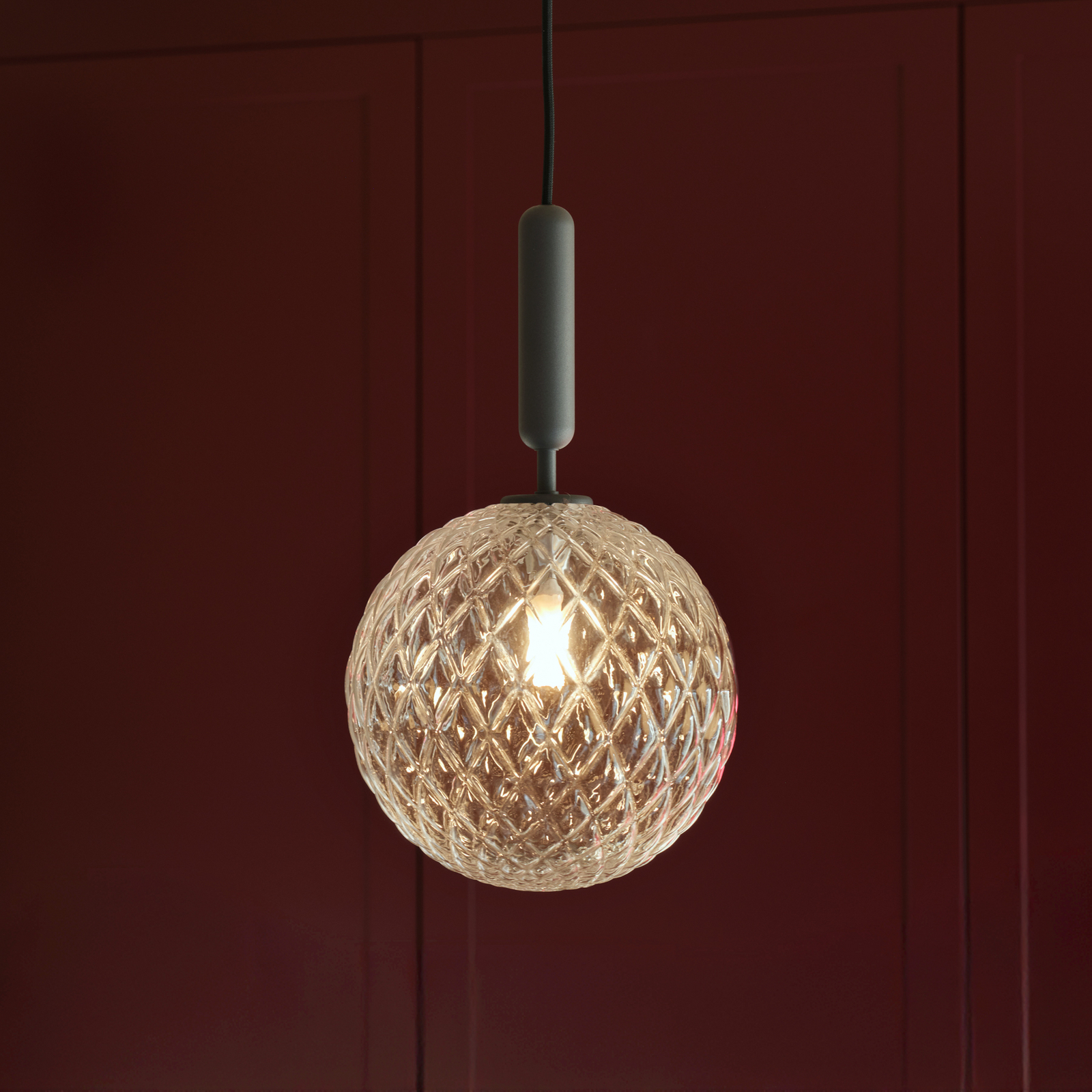 Miira 1 Lustră Pendul Large Rock Grey/Optic Clear - Nuura