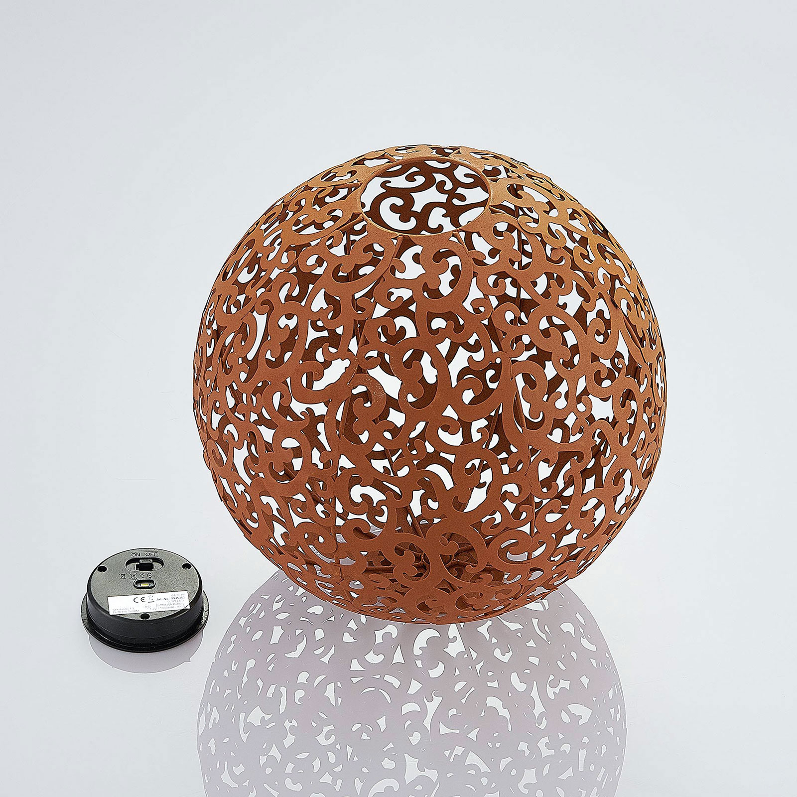 Eduta LED Solarzelle Leuchte w/spike Rust - Lindby