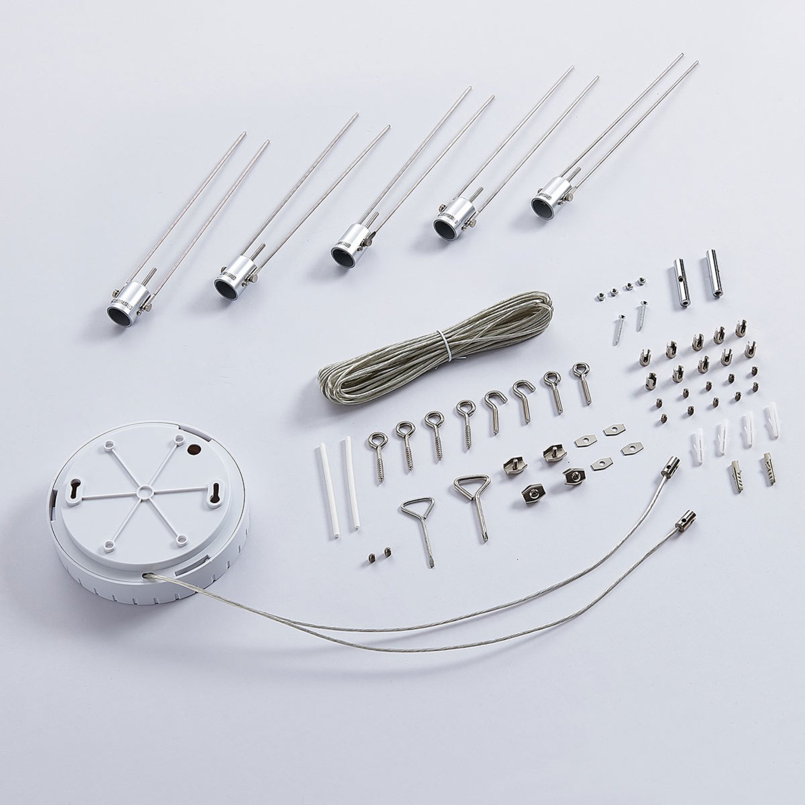 Marno 5 Wire Spot/Plafonnier Chrome/Silver - Lindby