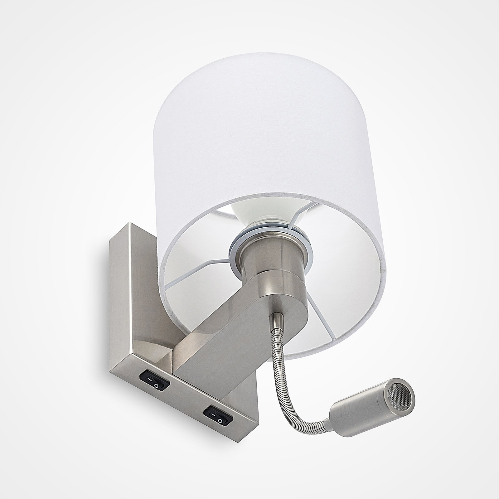 Brinja FlexApplique Murale White/Chrome - Lucande