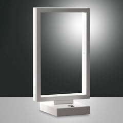 Lampada LED da tavolo Bard, dimmerabile, bianco