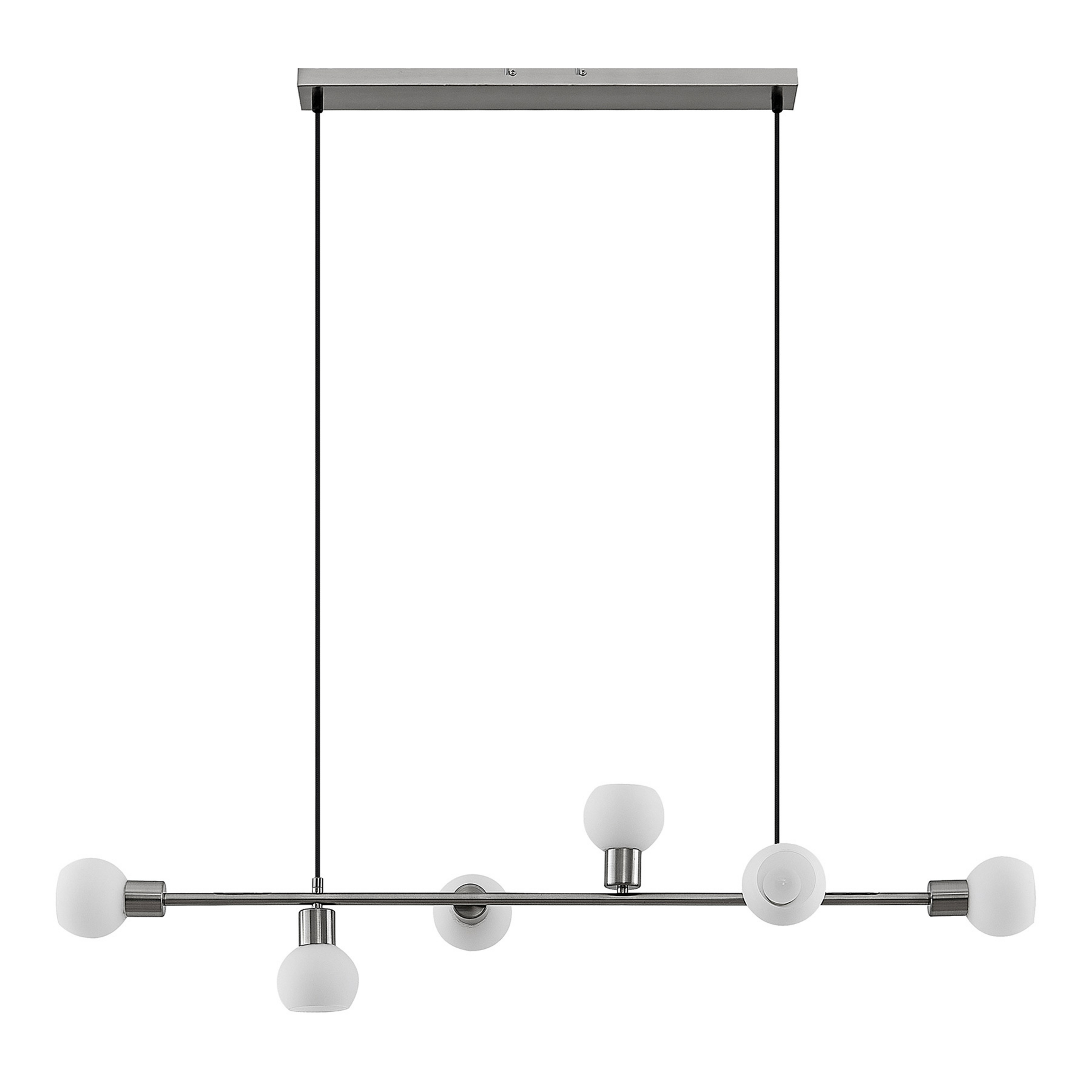 Biscala Pendelleuchte Nickel/Opal - Lindby