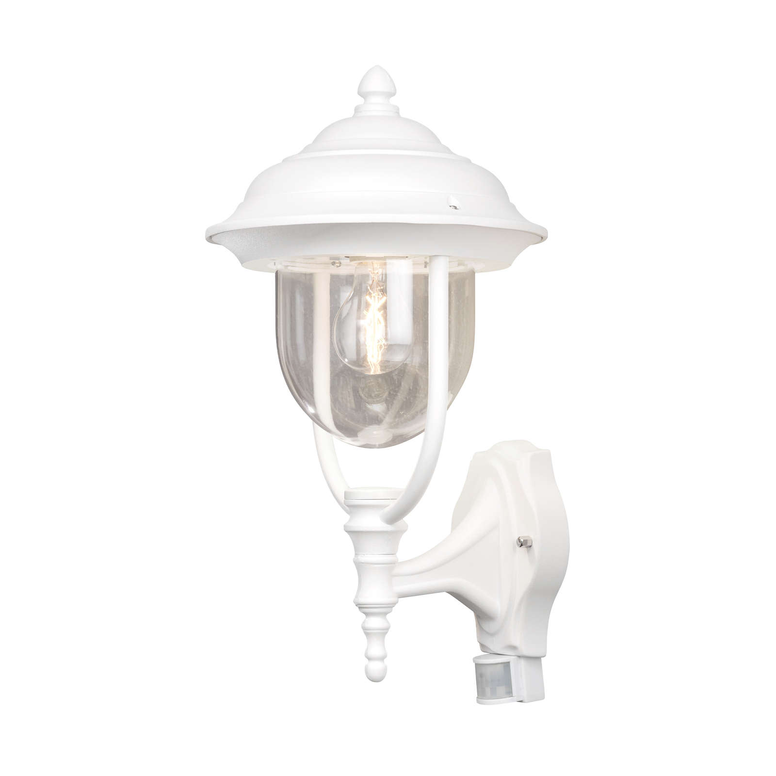 Buitenwandlamp PARMA met bewegingsmelder, wit