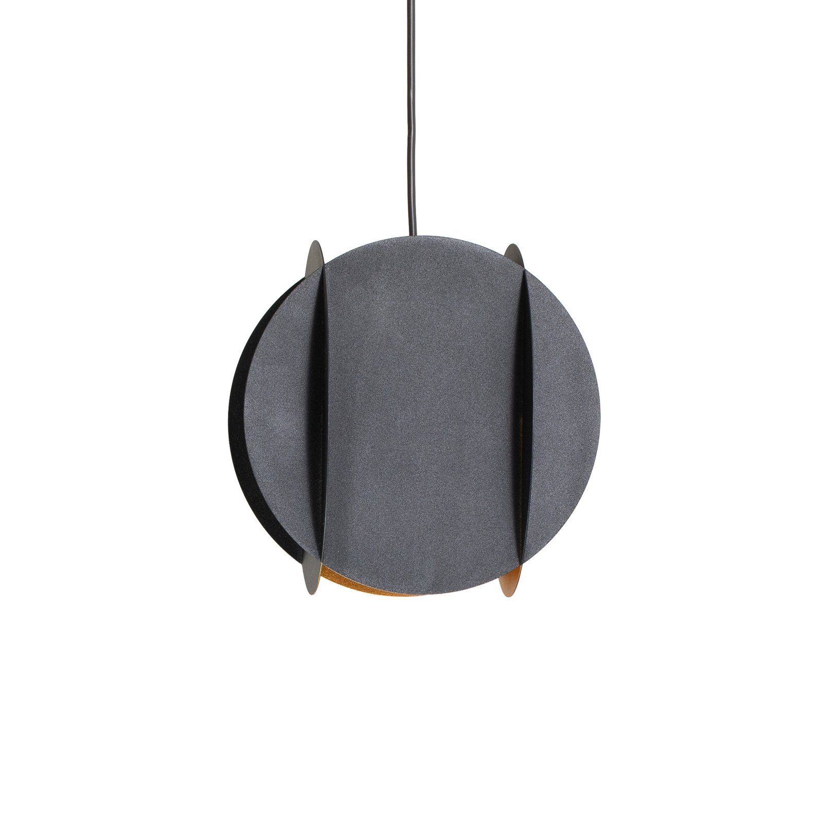 Hanglamp Corner, zwart, 25 x 25 cm, metaal, E27