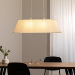 Hängeleuchte Miriel, 90 cm, Textil, Holz
