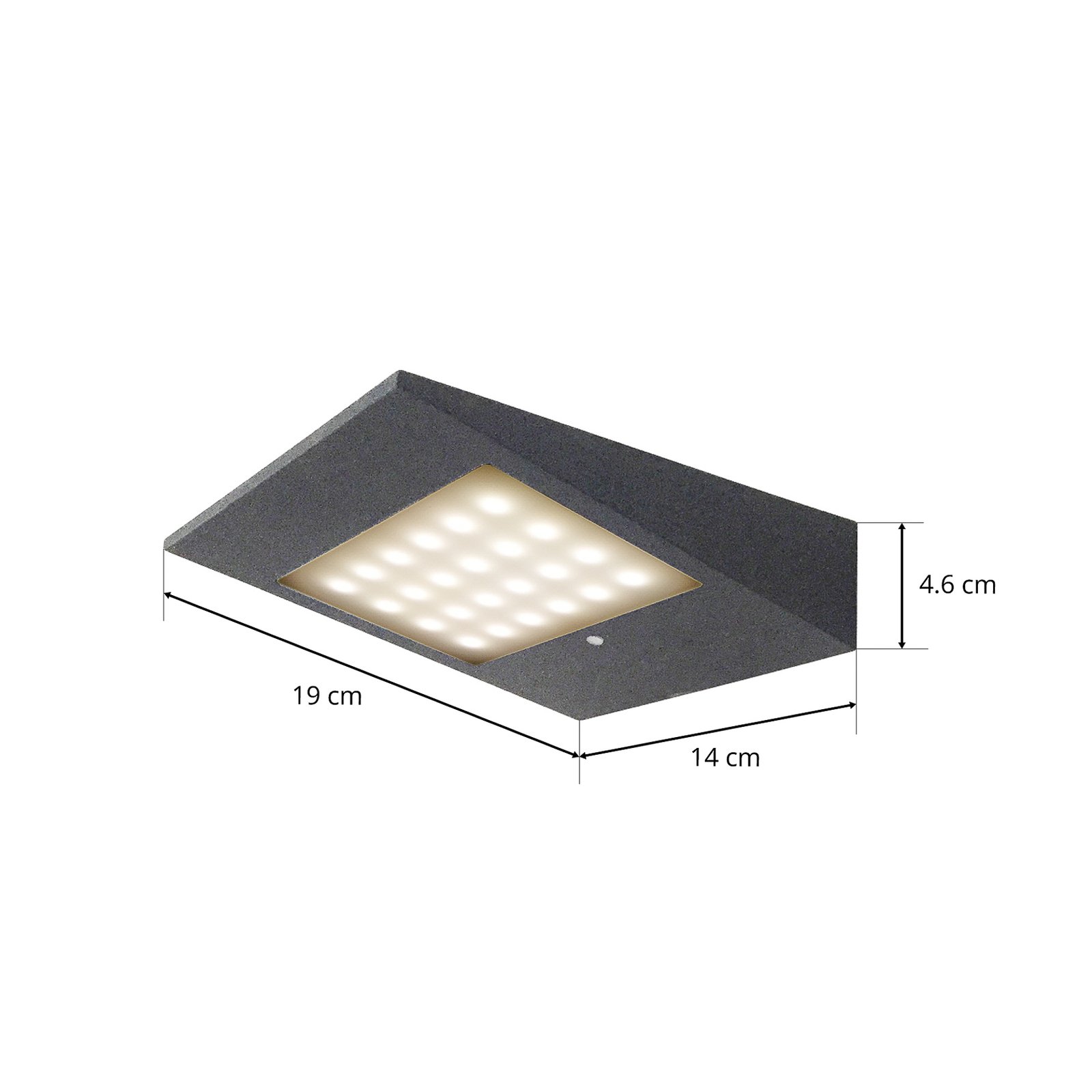 Applique d'extérieur solaire LED CMD 9019 capteur