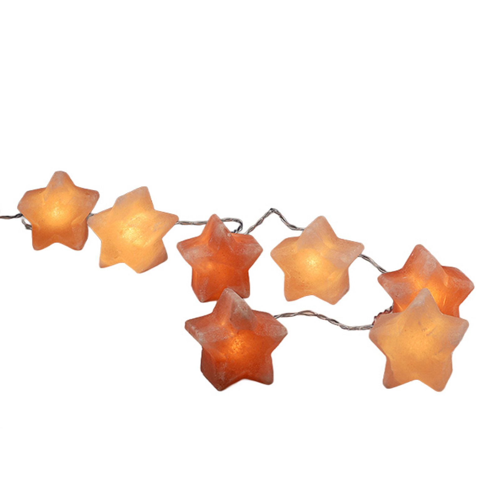 Guirlande lumineuse Cristaux lumineux Étoile, cristaux de sel ambre Guirlande lumineuse Cristaux lumineux Étoile, cristaux de sel ambre