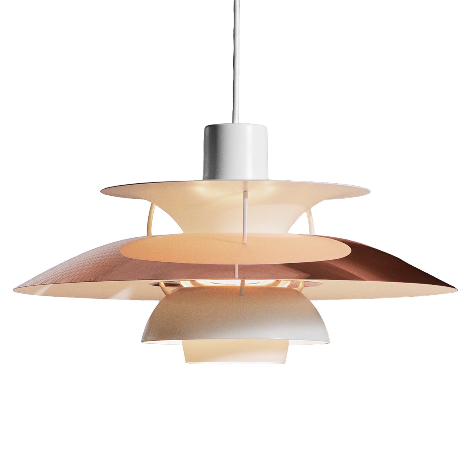 PH 5 Lustră Pendul Copper - Louis Poulsen