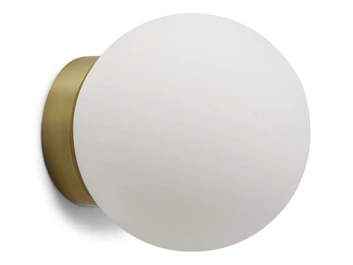 Palla C135 LED Plafonnier Dim-to-Warm Opale/Laiton - Antidark