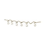 CURVATURE Hakenset, messing, 6er, Messing - ferm LIVING