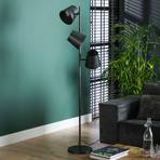 Lampadaire Grevenbourgh, anthracite, trois lampes