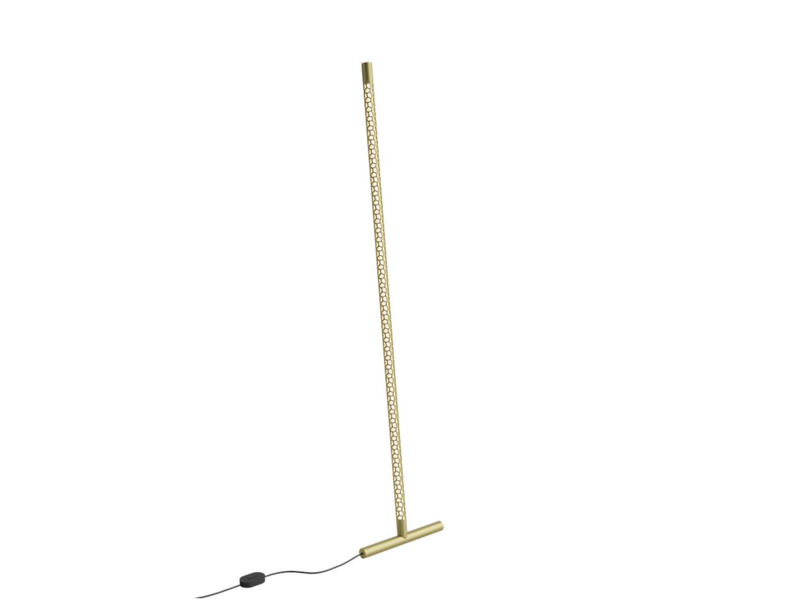 Squiggle F1 Floor Lamp 3000K Gold - Rotaliana