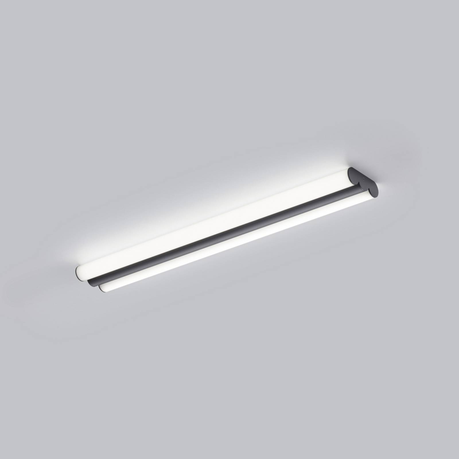 Oświetlenie lustra LED Helestra LOOM, długość 60 cm, czarna, IP44