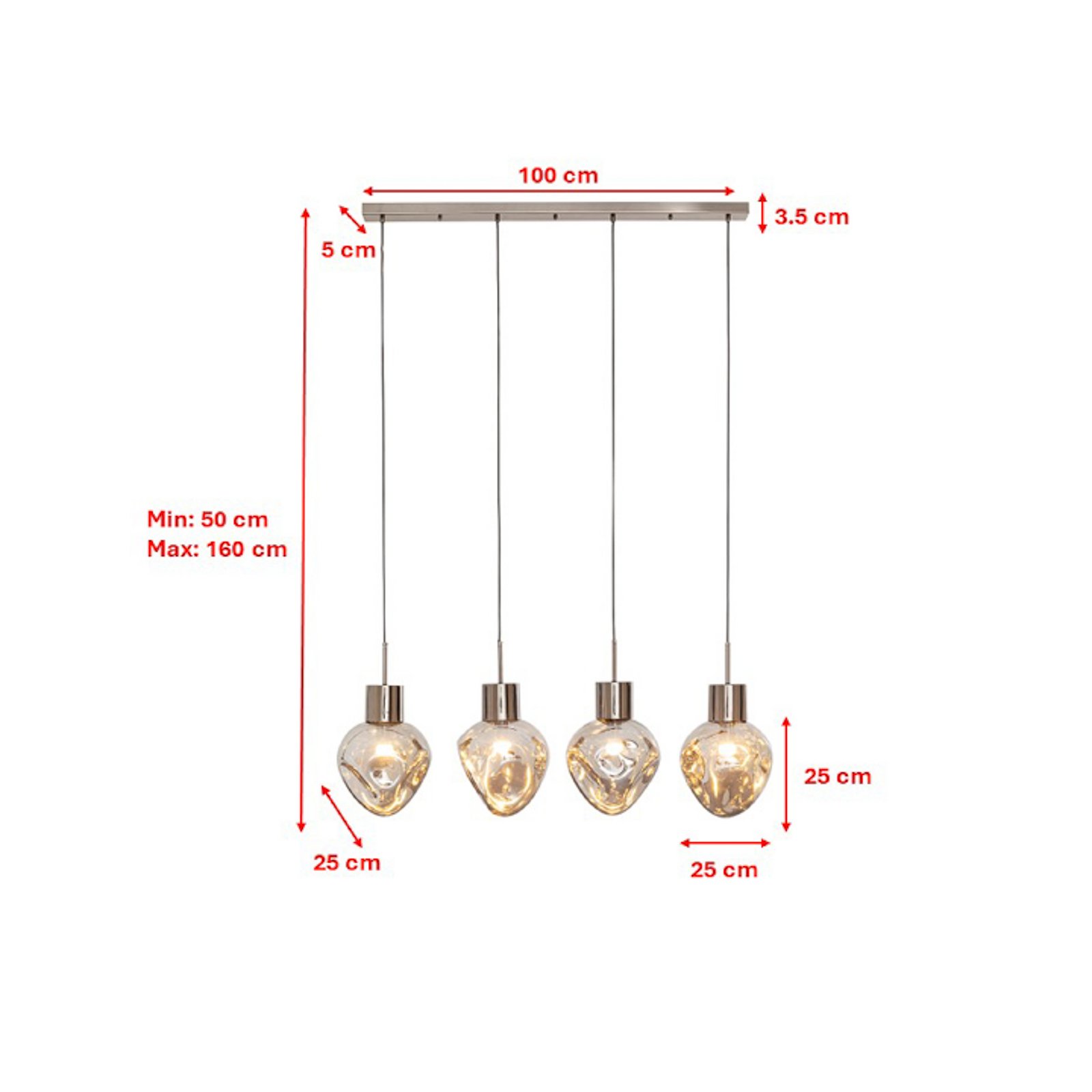Kare pakabinamas šviestuvas „Supernova“, dūminė pilka spalva, 110 cm, E27 Kare pakabinamas šviestuvas „Supernova“, dūminė pilka spalva, 110 cm, E27