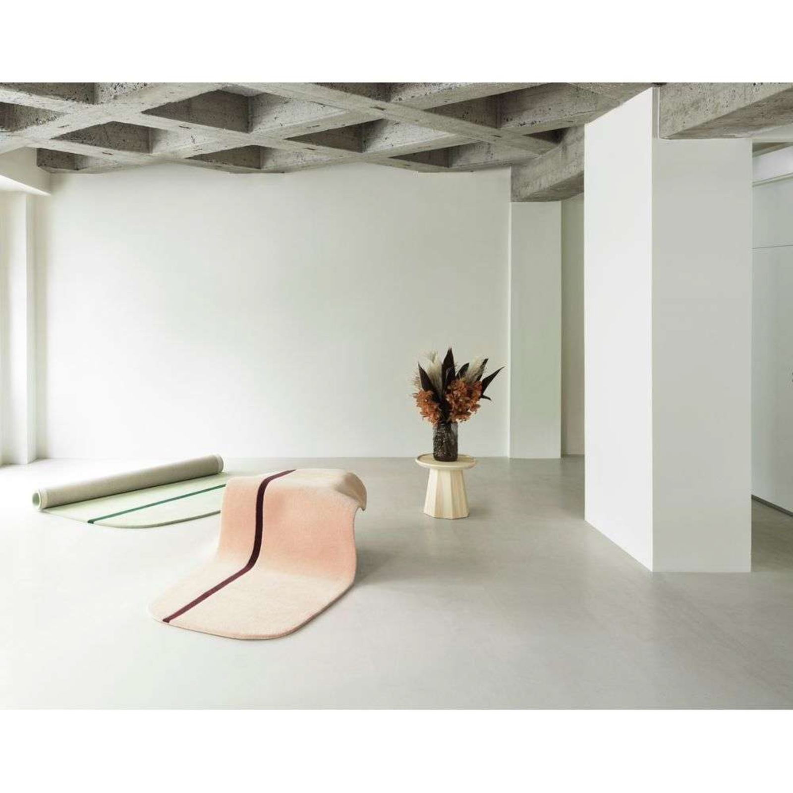 Oona Rug 140x140 Rose - Normann Copenhagen