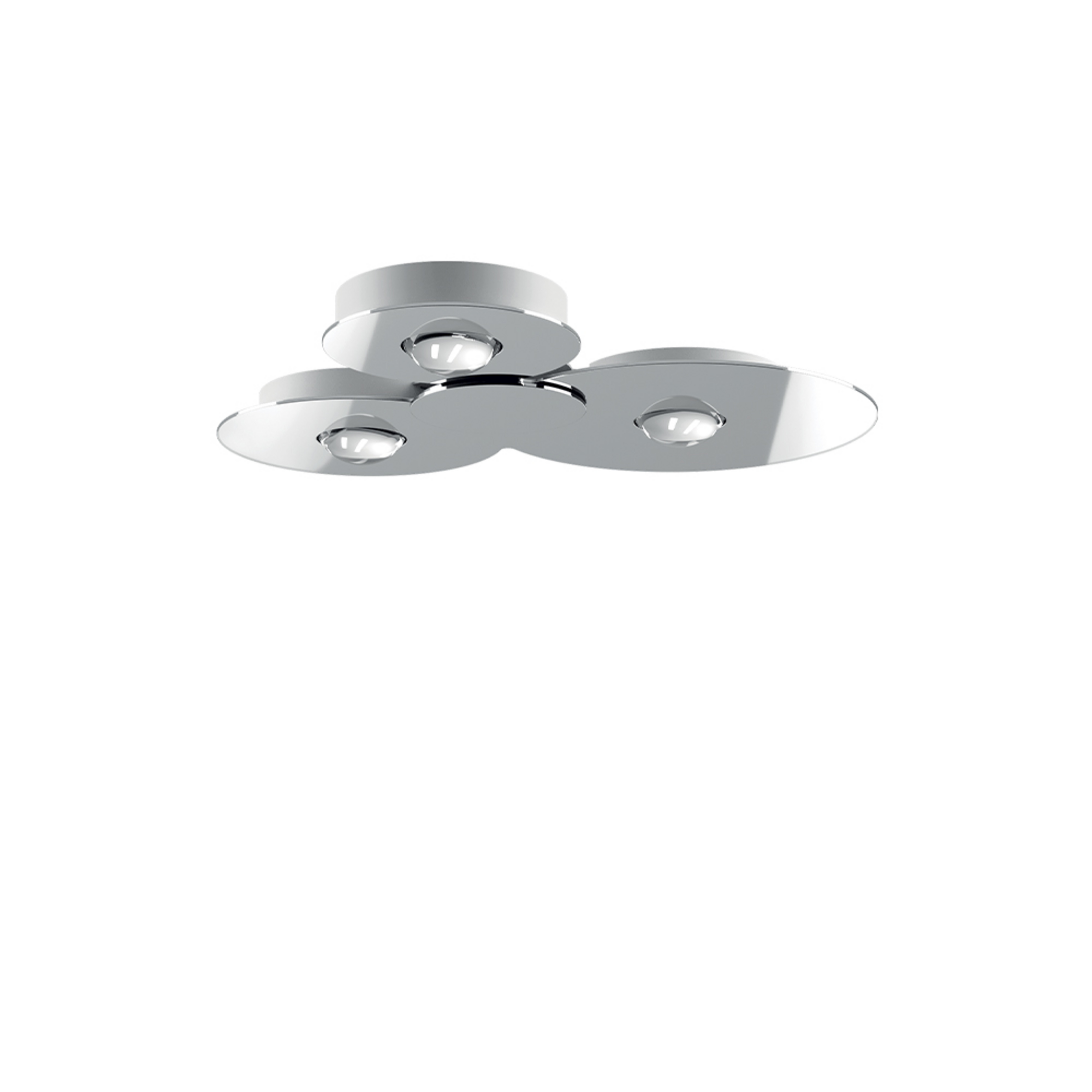 Bugia Plafonnier Triple 2700K Chrome - Lodes